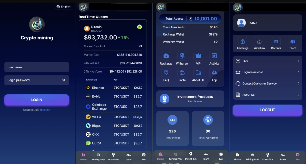 图片[2]淘金源码 - 找靠谱源码就来淘金源码_H5 游戏 / 网站 / 小程序 APP 源码免费下载英文投资理财源码挖矿源码投资理财系统源码淘金源码 - 找靠谱源码就来淘金源码_H5 游戏 / 网站 / 小程序 APP 源码免费下载淘金源码