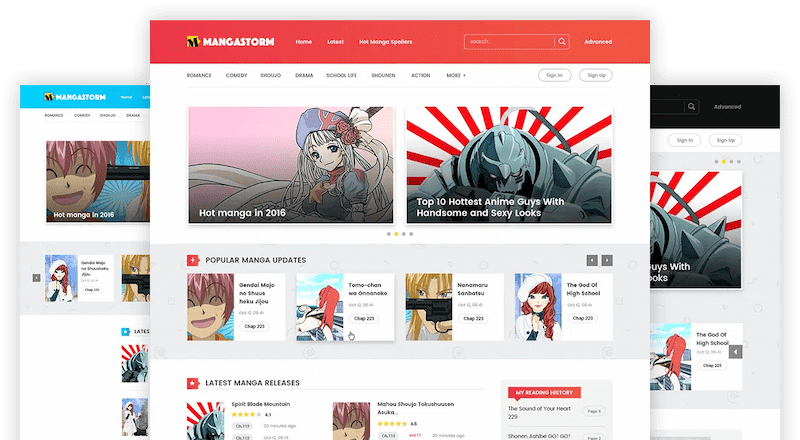 Madara 2.2.2.1主题源码 | 响应式WordPress漫画小说主题模板-淘金源码