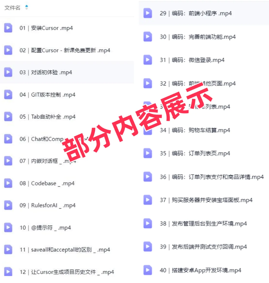 图片[2]-AI编程Cursor软件0基础新手入门ai代码编写agent开发教程视频-淘金源码