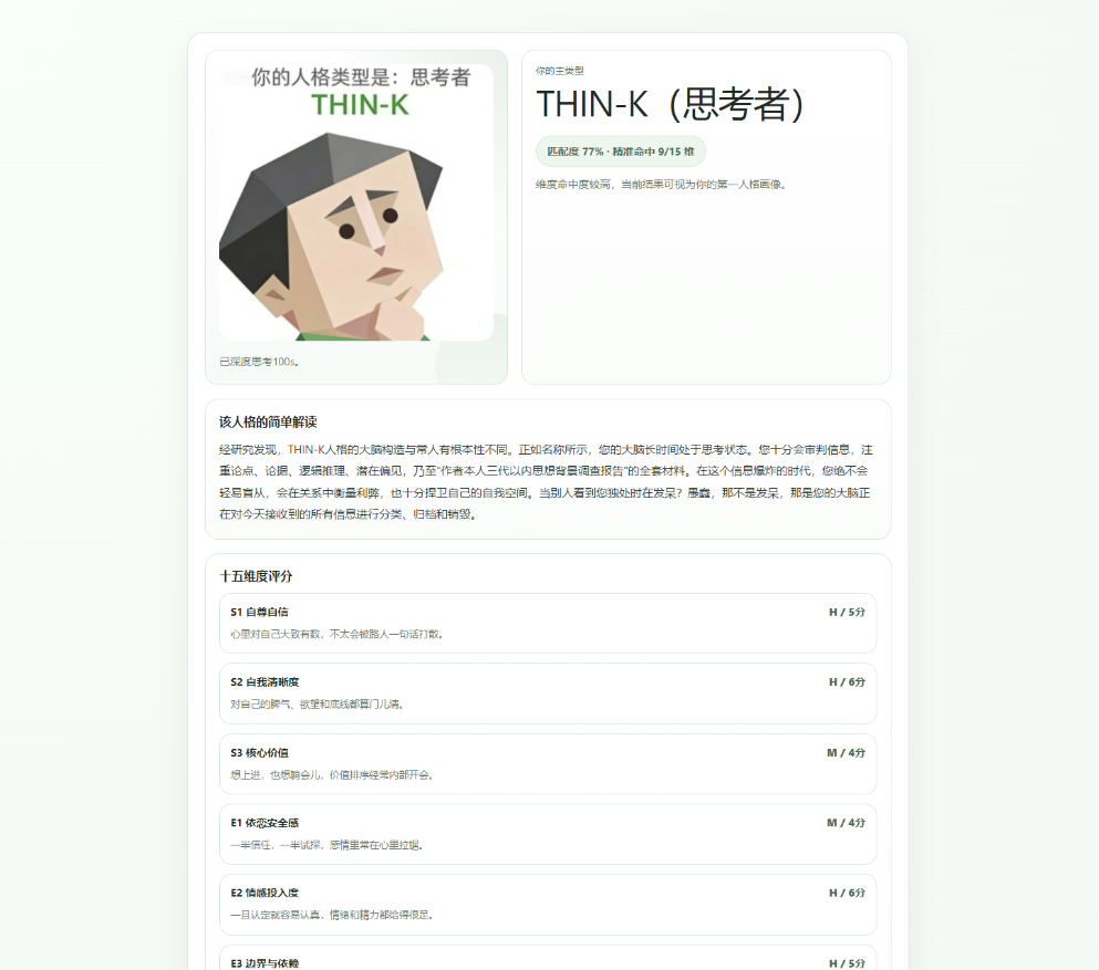图片[2]-最新SBTI人格测试源码-淘金源码